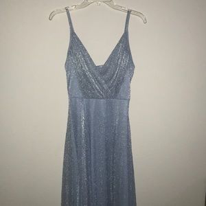 Long Blue Ball Dress